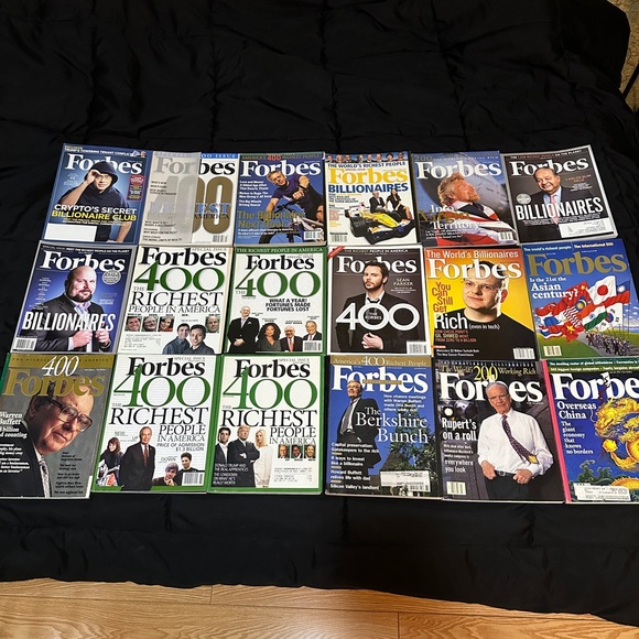 Vintage Forbes Magazine Collection
